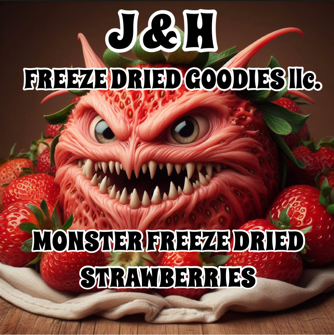 Fresh Strawberries Freeze Dried