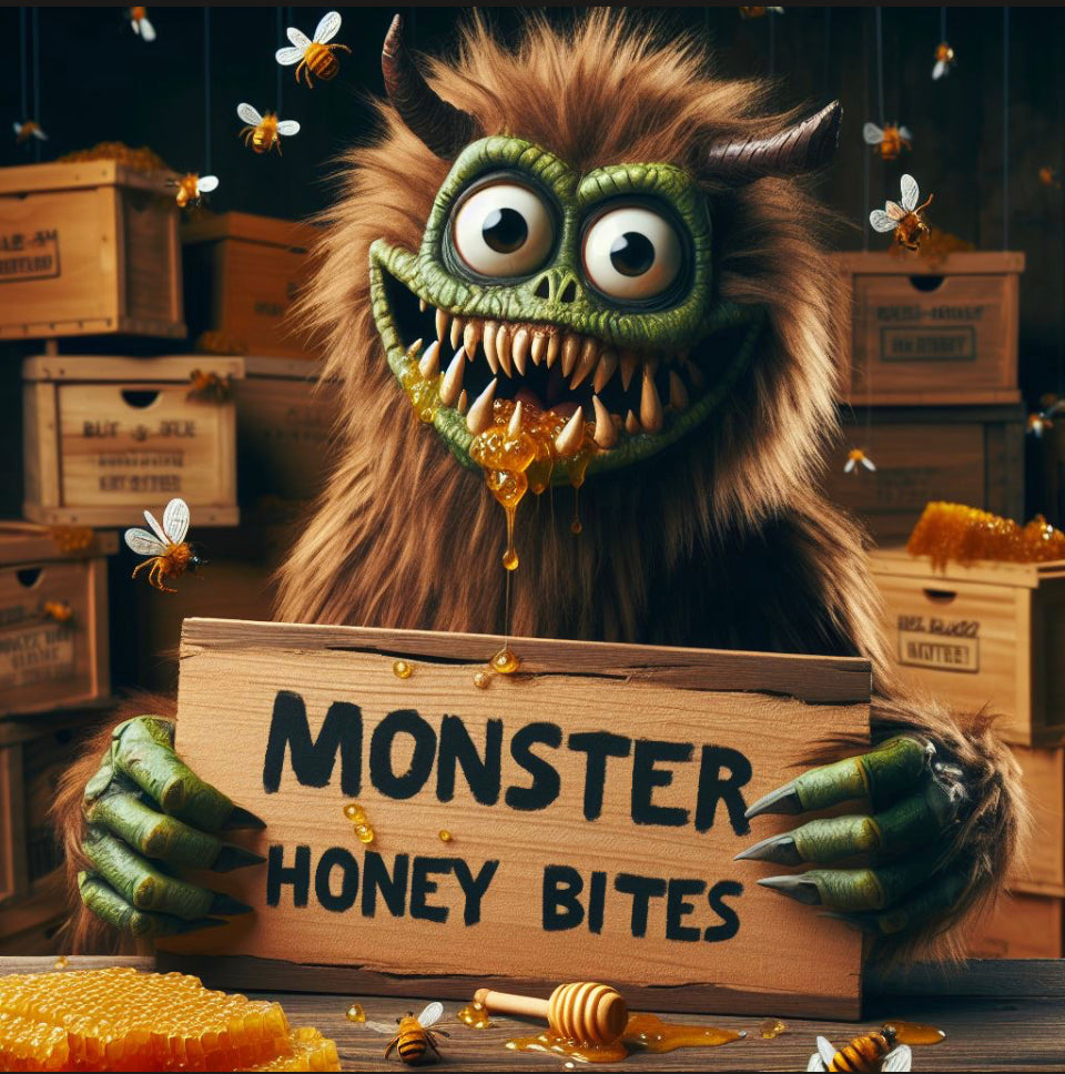 Monster Honey Bites: Freeze-Dried Honey Bliss