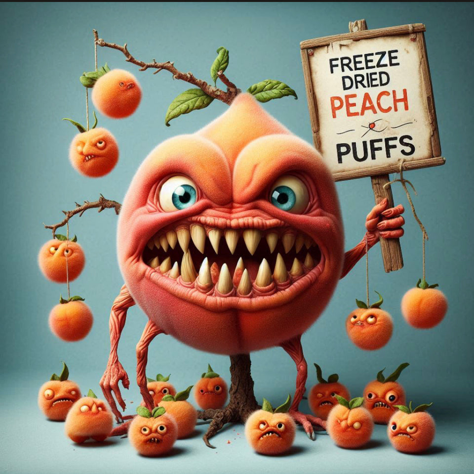 Freeze Dried Monster Peach Puffs