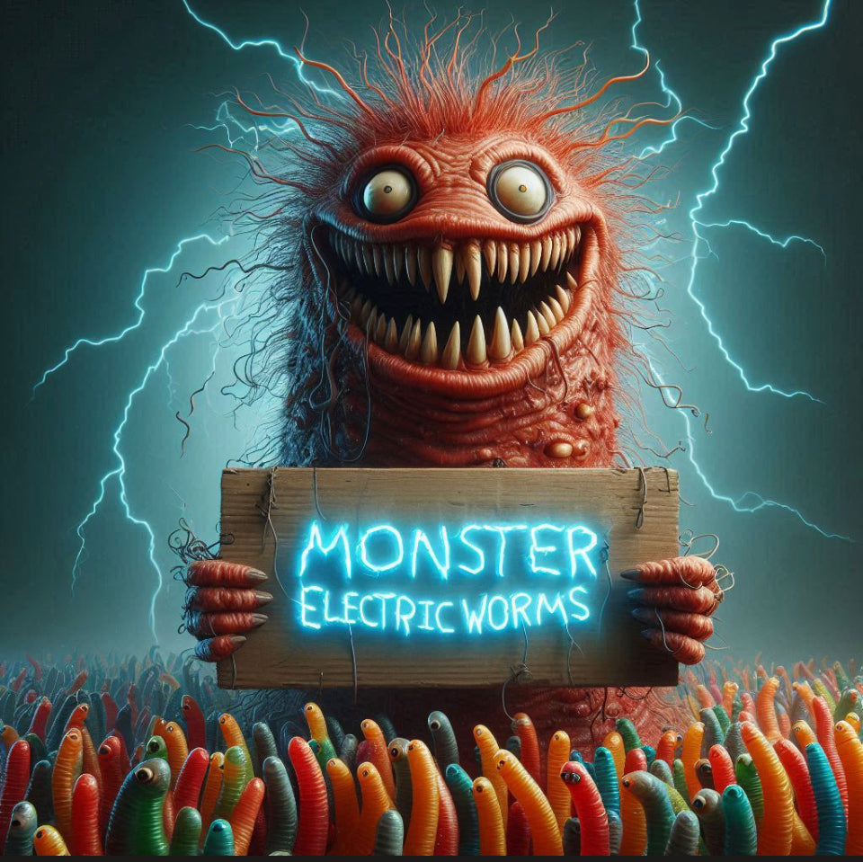 Freeze-Dried Monster Electric Worms