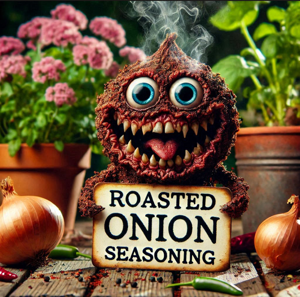 Savory Roasted Onion Seasoning - Dehydrated Perfection in 3oz Spice Containers